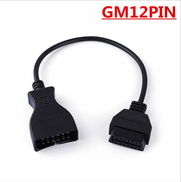 2018 Newest OBDII OBD 2 Connector Adapter for GM 12 Pin GM12 to 16 Pin Auto Diagnostic Cable For GM Vehicles autoscanner adapter