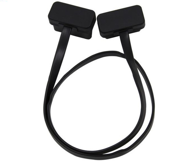 Hot car OBD2 male to female extension OBD elbow flat line noodle line car extension detection line 8 core