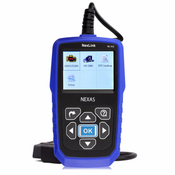 NEXAS NL102 Heavy Duty Truck Diagnostic Scanner OBD OBD2 Truck Diesel Engine ABS Brake Diagnostic Tool for Volvo Scania Renault