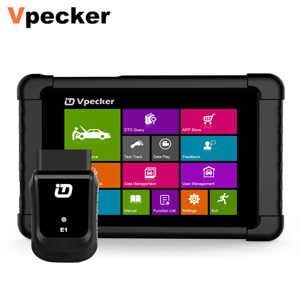 Vpecker E1 Car Diagnostic Tool OBD2 Scanner ABS ASR Airbag APS AC Reset Full System Auto Tools for Car Mechanics PK Ancel X5