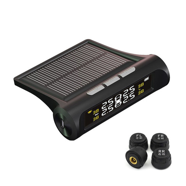 free shipping Tire Pressure Monitor External Solar Tire Pressure Detector High Precision Automotive Wireless Tire Pressure Monitoring System