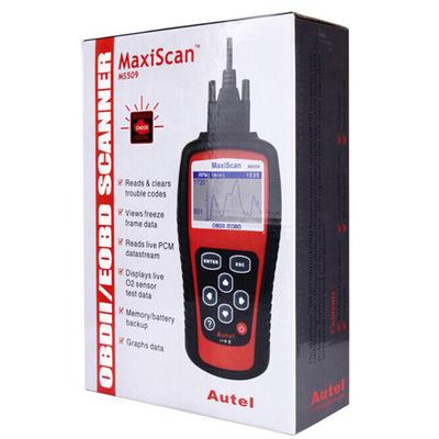 MaxiScan Diagnostic Tool MS509 Autel OBDII OBD2 EOBD Automotive Code Reader Scanner Work For US Asian European Car