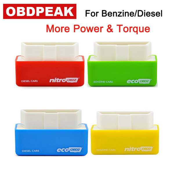 Nitro eco OBD2 Benzine Chip Tuning Box Plug Chip Tuning Box And Drive Full Chips NitroOBD2 Diesel Car Performance More Torque