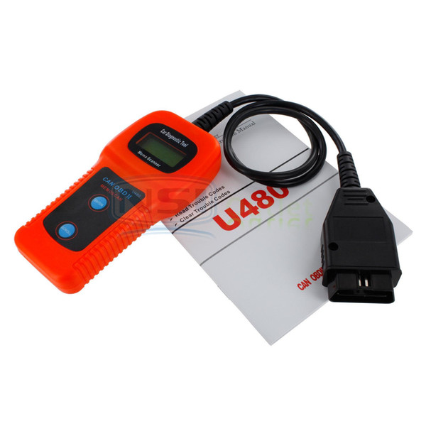 Car Diagnostic Scanner Tool U480 CAN OBDII OBD2 Memo Engine Fault Code Reader H210532