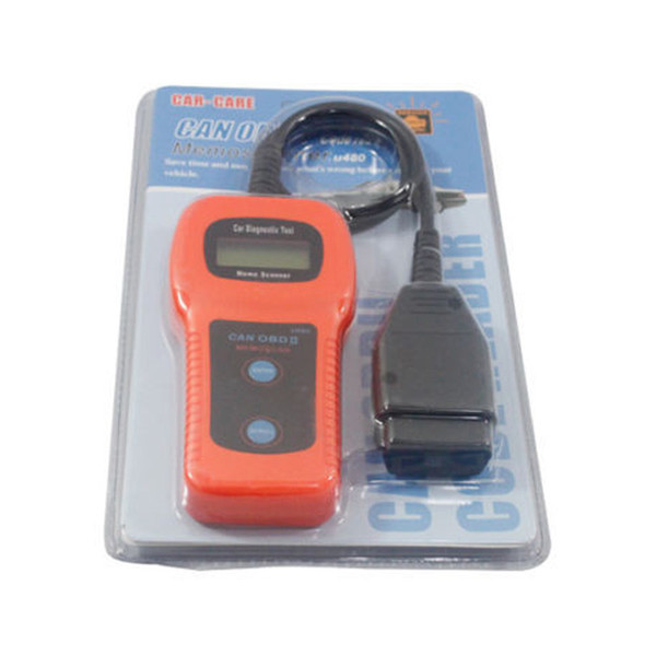 Free DHL U480 OBD2 OBDII LCD Car AUTO Truck Diagnostic Scanner Fault Code Reader Scan New (DY)