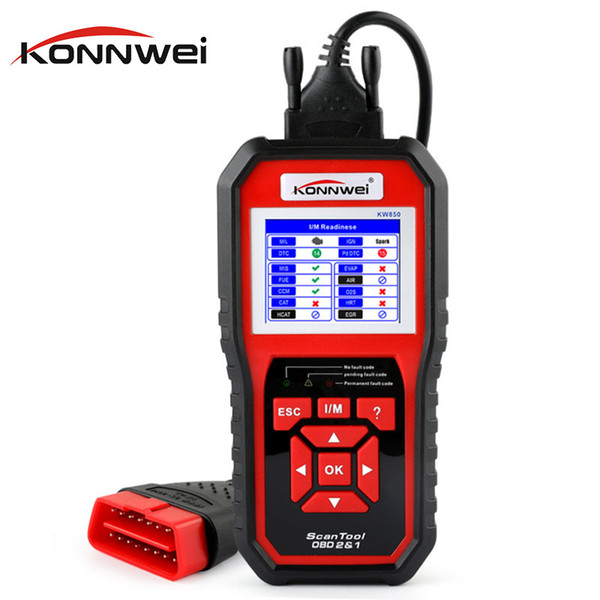 KONNWEI KW850 OBD2 OBD 2 Automotive Scanner Universal Scan tool for Engine Auto Code Reader Diagnostic Tool