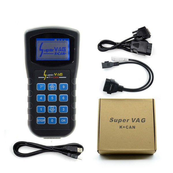 2017 Hot Super Vag K+Can v4.8 commander Super VAG 4.8 Odometer correction multi-language Super VAG K CAN 4.8 Free Shipping