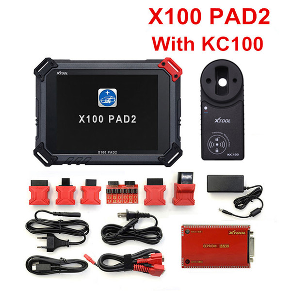 Original XTOOL X100 Pad2 Pro Auto Key Programmer With KC100 For VW 4th 5th Pro PAD 2 EPB EPS OBD2 Odometer Multidiag-Languages