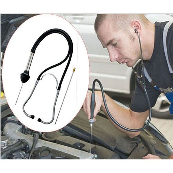 Auto Mechanics Stethoscope Automotive Hearing Tool Cylinders Stethoscope Car Engine Diagnostic Device Tester Diagnostic Tools free shipping