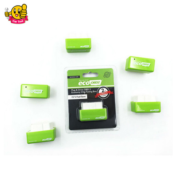 Free Shipping New Arrival EcoOBD2 ine Car Chip Tuning Box Plug and Drive OBD2 Chip Tuning Box Lower Fuel and Lower Emission