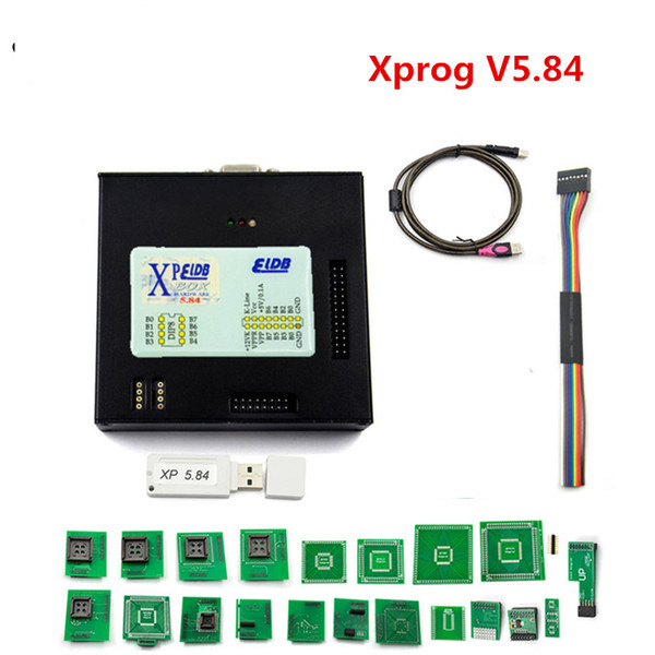 2018 Latest Version X-PROG Box ECU Programmer XPROG M V5.84 with USB Dongle X Prog 5.84