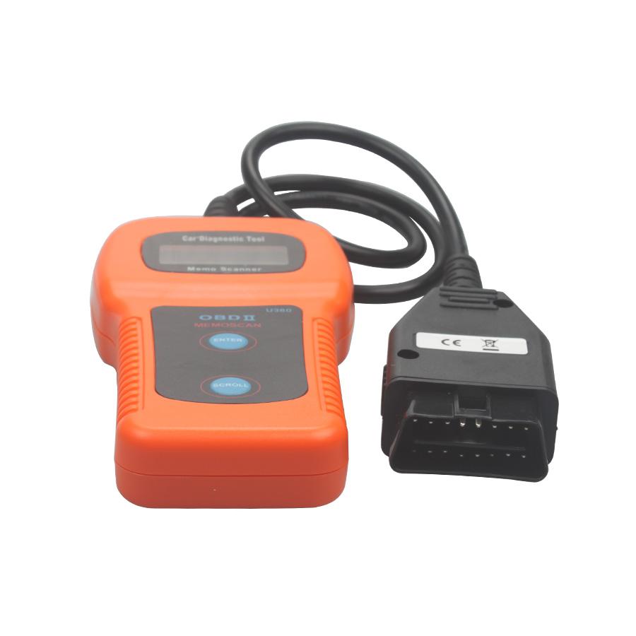 U380 Car OBDII Check Engine Auto Scanner Trouble Code Reader Clear Diagnostic Scanner Free Shipping