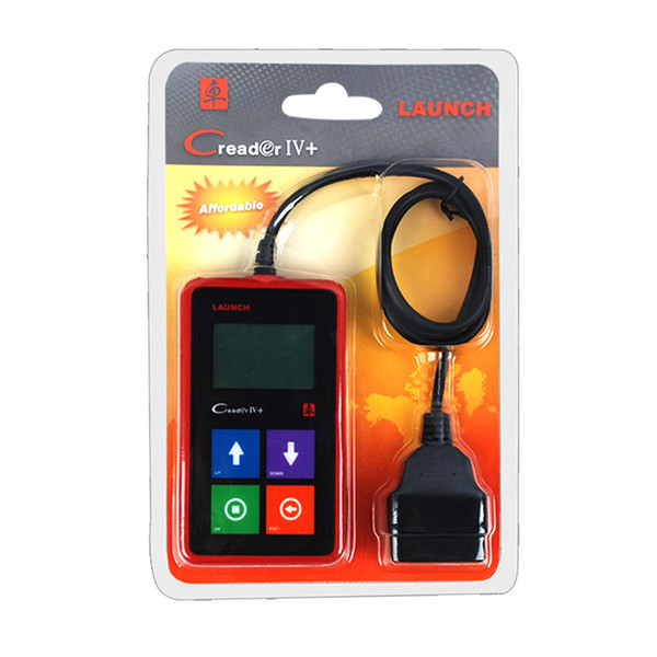 Free shipping Launch X-431 Creader iv plus auto code scanner CReader IV Plus OBDII Auto Scanner CReader 4+
