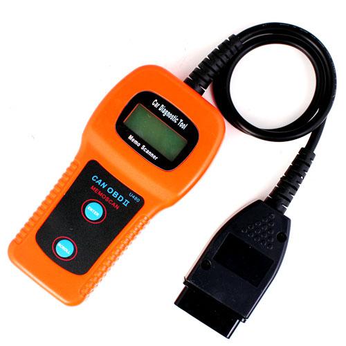 U480 OBD2 OBDII LCD Car Truck Diagnostic Scanner Fault Code Reader Scan New Free shipping