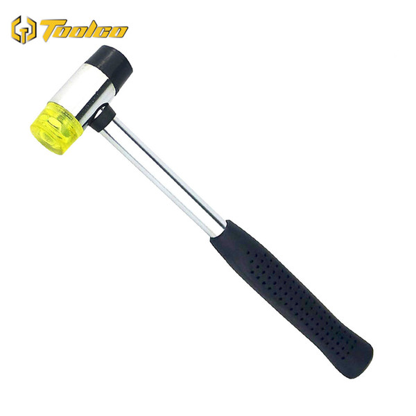 25mm Double Face Soft Tap Rubber Hammers plastic hammer For Multifunctional hand tool hard plastic and Slip Grip tool