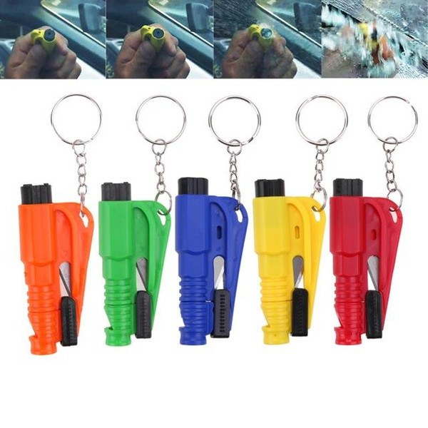 HOT Emergency Mini Safety Hammer Auto Car Window Glass Breaker Seat Belt Cutter Rescue Hammer Car Life-saving Escape Tool