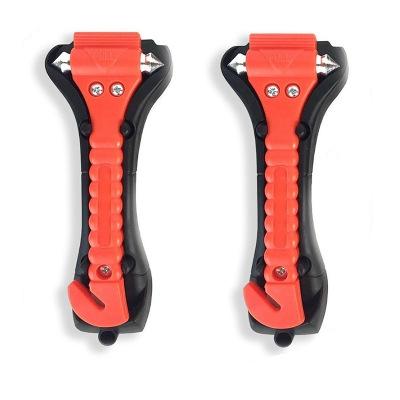 Emergency Hammer Car Auto Safety Seatbelt Cutter Survival Kit Window Punch Breaker Hammer Tool for Rescue Disaster & Emergency Escape K5784