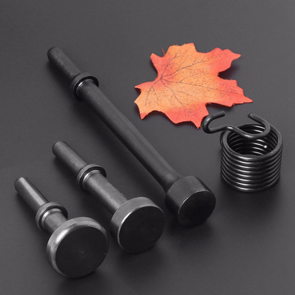 3Pcs Smoothing Pneumatic Air Hammer Bits Long Bit Tool &1 X Spring Tire Repair