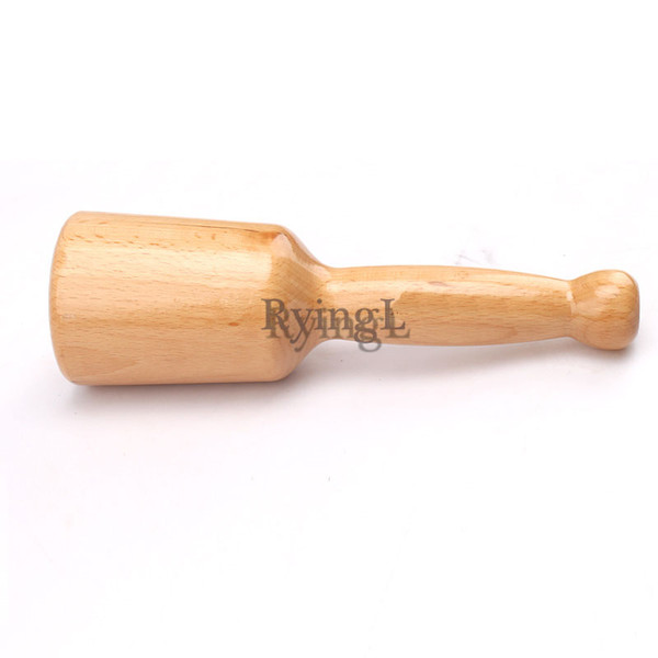 #Round Turned 430g 15 oz Beech Wood Carver's Mallet Hammer