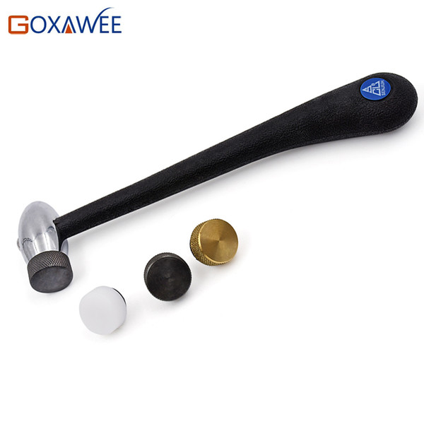 GOXAWEE Multi - Function 4 tips UFO hammer for jewelry tools Household hand tools hammer with head dia 22mm , length 220mm