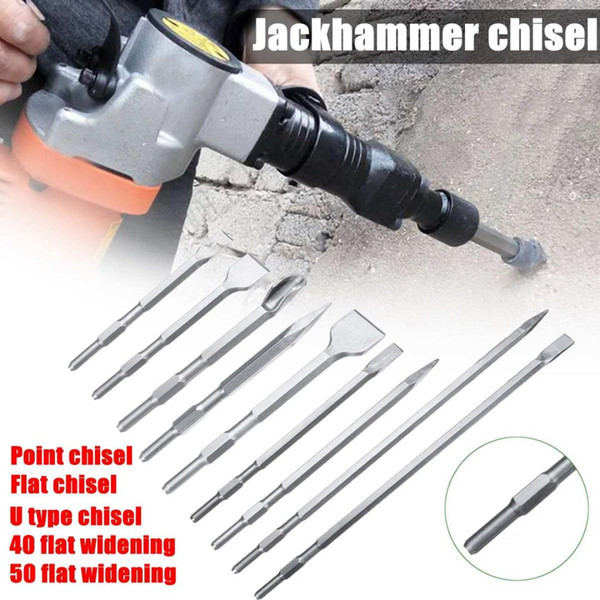 17mm SDS Plus Chisel Flat/Point/U Type Chisel For Electric Hammer Drill Jackhammer