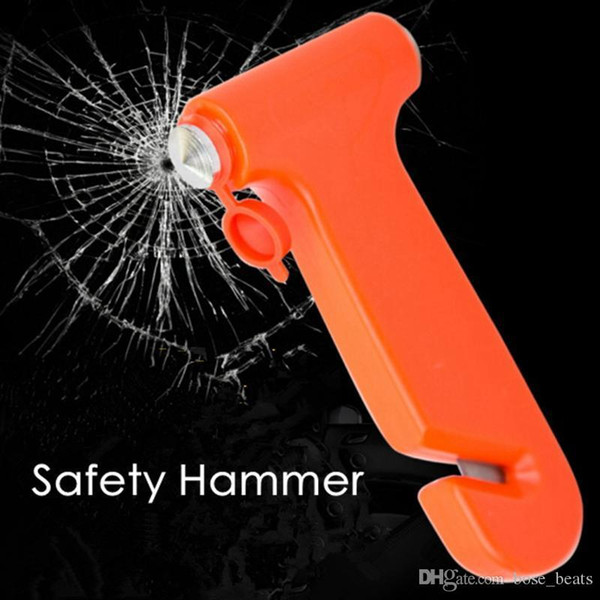 Car Safety Hammer Emergency Escape Tool Tip Lifesaving Hammer Broken Windows Multi-Function Car Combo Safety Hammer HHA271