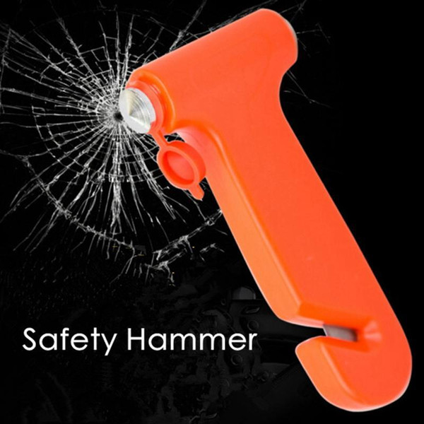 Car Safety Hammer Emergency Escape Tool Tip Lifesaving Hammer Broken Windows Multi-Function Car Combo Safety Hammer HHA271