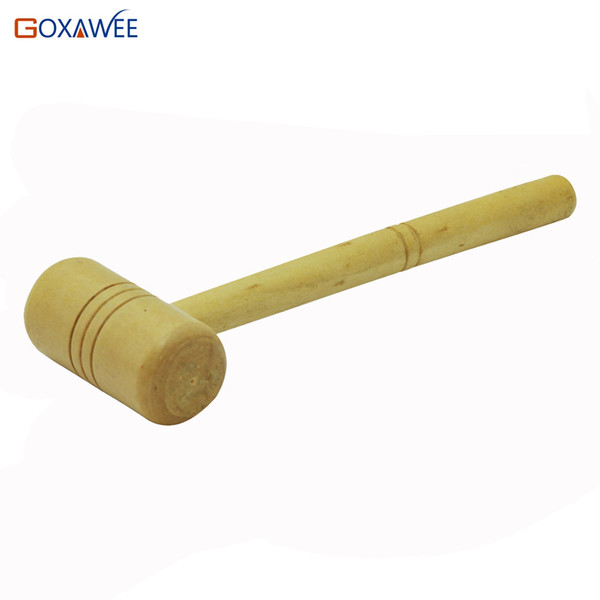 Head Dia 40mm Wooden Hammer Jewelers Silversmith Tool Wooden Handle Jeweller Hammer Jewelry Making Tools Length 260mm