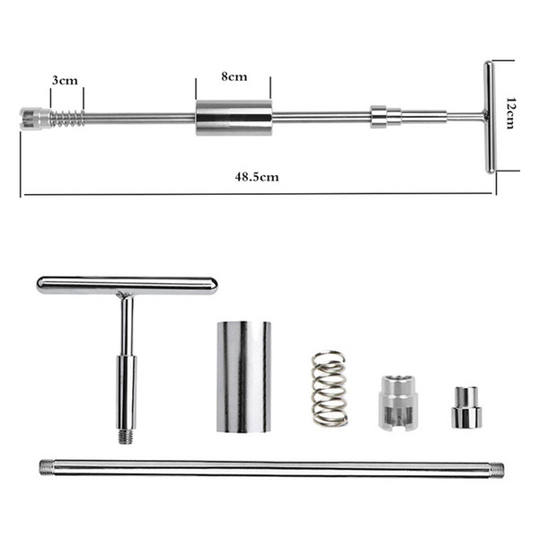 Dent Remover Tools With Grip Pro Slide Hammer Dent Puller Hammer With 18 Puller Tabs For Hail Damage Tape-3