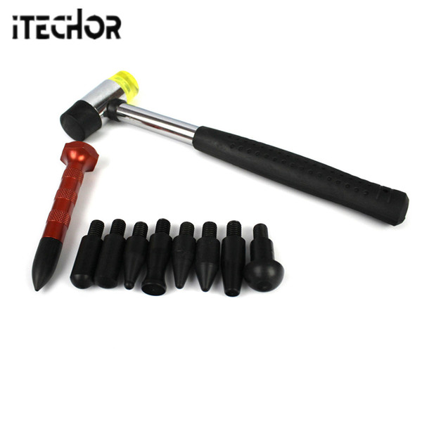 iTECHOR Tools Set Auto Dent Repair Tool Set Indentation Repair Pen and Hammer Auto Dent Body tools removal tool kit