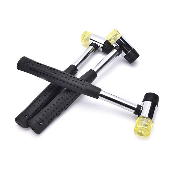 Soft Mallet Tool Woodworking Hand Tools 25mm Double Sided Two-ended Mini Rubber Hammer Work Glazing Window Beads Hammer Head