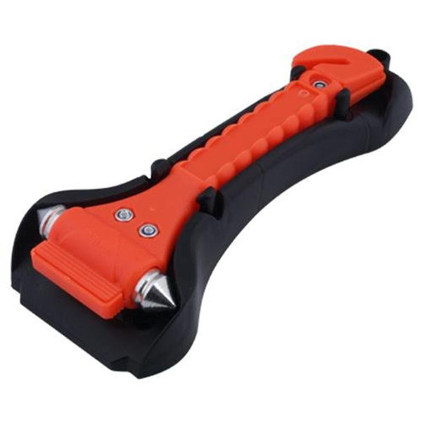 brand new Car Emergency Hammer Seatbelt Cutter Window Breaker rescue tool red+black Hot Sale