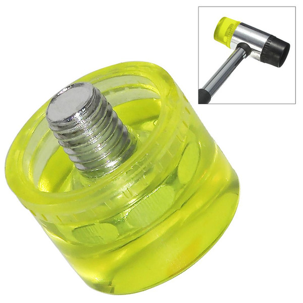 25mm Rubber Hammer Double Faced Work Glazing Window Beads Hammer with Replaceable Head Nylon Head Mallet Tool