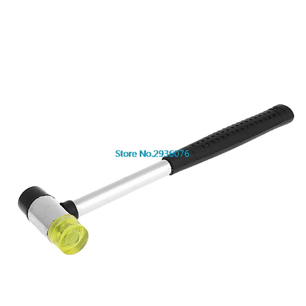 Double Face Soft Touch Hammer Rubber Hammer Leather DIY Tool 25mm