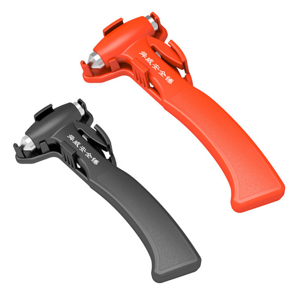 Multi-function car safety hammer with base,Emergency rescue hammer for car ,truck and bus,