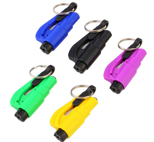 3 in 1 Emergency Mini Safety Hammer Auto Car Window Glass Breaker Seat Belt Cutter Rescue Hammer Car Escape Tool