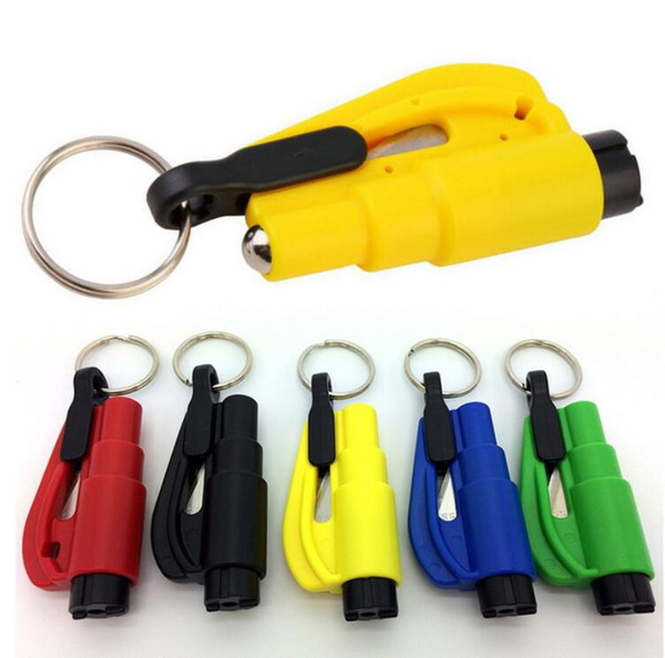 3 in 1 Emergency Mini Safety Hammer Auto Car Window Glass Breaker Seat Belt Rescue Hammer Escape Tool