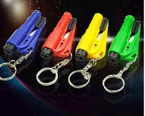 500pcs Car Window Glass 3 in 1 Safety Emergency Hammer Seat Belt Cutter Tool Keychain