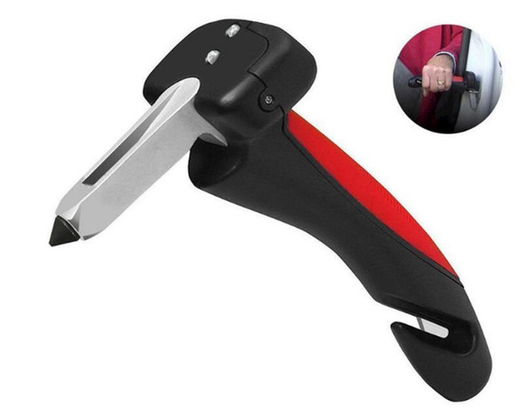 Car Cane 3-in-1 Auto Mobility Standing Aid Flashlight Portable Car Handle Cane Vehicle Emergency Escape Hammer Tool