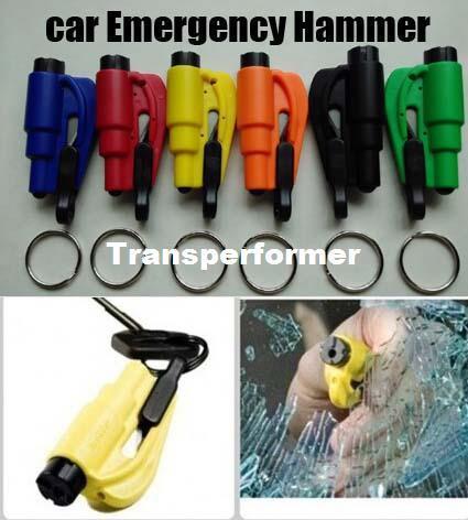 100pcs/lot Free ship Car Safety Hammer Mini Hammer /Window/Break Safety Lifesaving Hammer emergency hammer,glass breaker