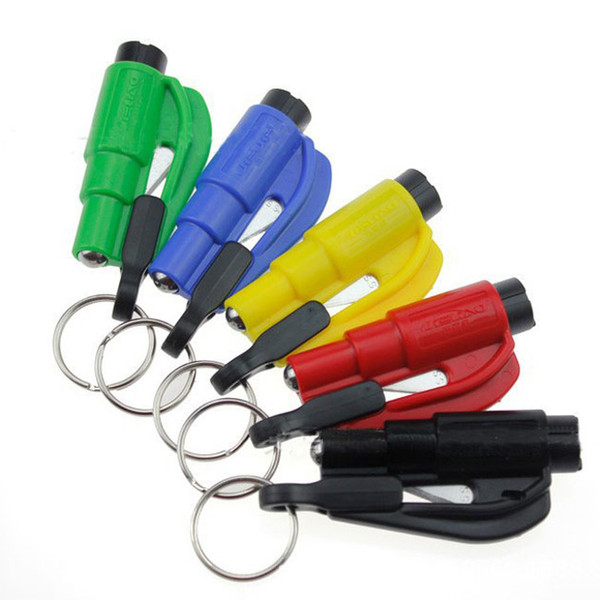 Car Emergency Rescue Tool Window Glass Breaker Seat Belt Cutter Car Safety Car Knife Tool Glass Breaker Life Hammer free shipping fedex 600