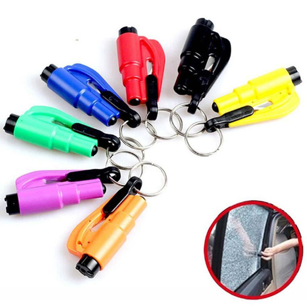 Mini Safety Hammer Car Life-saving Escape Hammer Window Keychain Car Window Broken Emergency Glass Breaker Car Life-saving Escape Tool