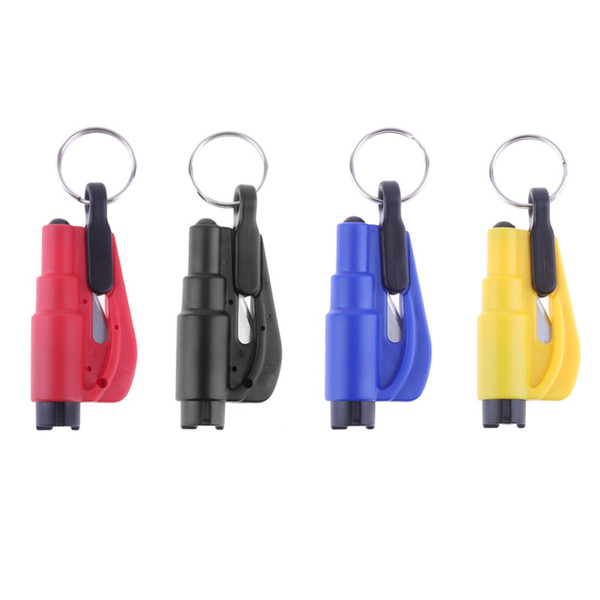 1PC Mini safety hammer car life-saving escape hammer window keychain car Window broken emergency glass breaker