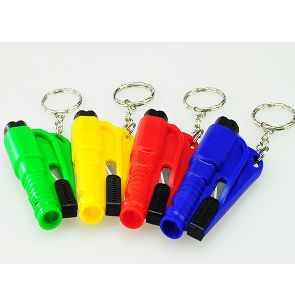 Factory direct wholesale car safety hammer Keychain window breaker mini car safety hammer