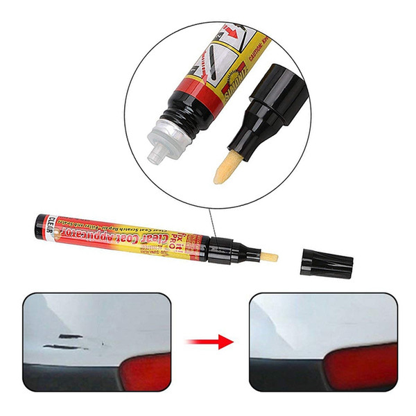 Protable Car Scratch Repair Pen Magic Fix Clear Car Scratch Filler Pen Clear Coat Applicator Tool For Light Scratches HHAA65