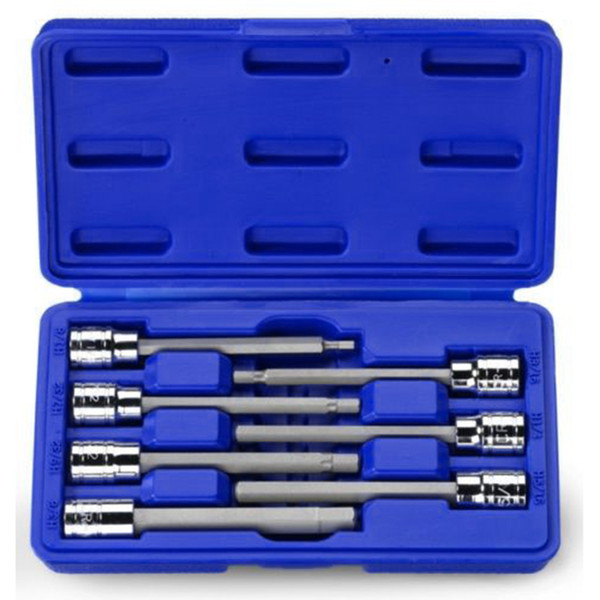 7Pcs Socket Adapter Drill Bits Set Hex Impact Driver Tools 3/4/5/6/7/8/10mm