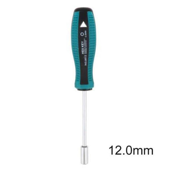 1 * Screwdriver 0512 Hex Socket Screwdriver Bit Chrome Vanadium Steel Non-slip 3.0-14.0mm Tools Non-slip Handles