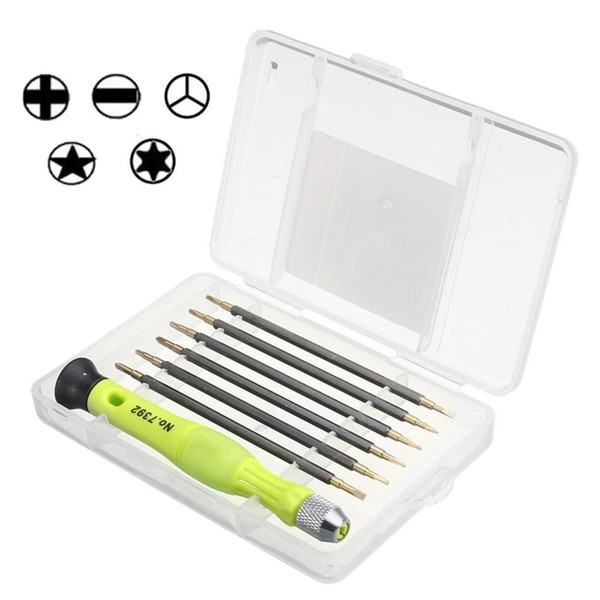 6 + 1 Portable Screwdriver Kit Set Precision Professional Repair Hand Tool & Box