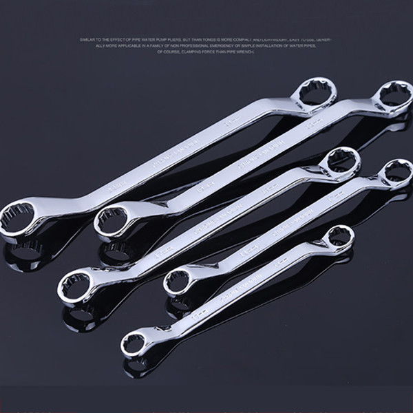 Double-headed Plum Wrenches 45 Degree Angle Car Repair Quick Manual Spanner Auto Repair Hardware Tools Household Tool