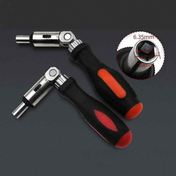 Multi-function Ratchet Screwdriver Angle Variable 0-180 Degrees Can Be Turned Left and Right 1/4 Inch Hex Interface